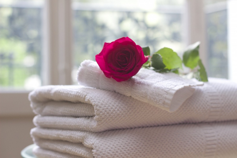 chambre-hote-POURCIEUX-min_towel_rose_clean_care_salon_spa_white_bath-731641